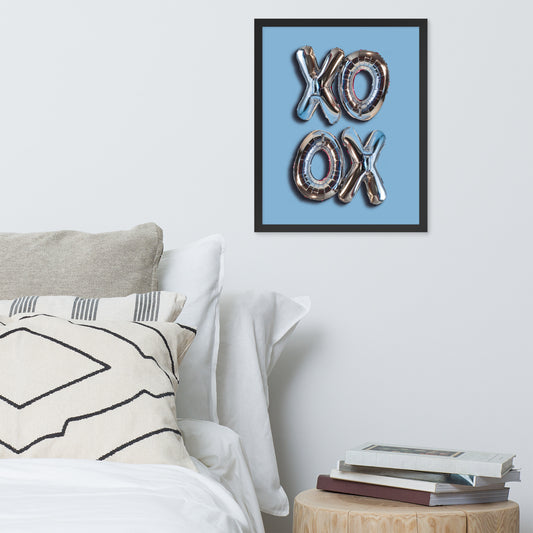 XOXO Framed Poster